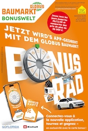 Prospectus Bricolage de Globus-Baumarkt à Escherange: "GLOBUS BAUMARKT Immer eine Idee besser", 11 pages, 10/11/2025 - 15/11/2025