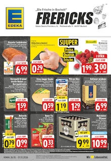 Warsteiner im EDEKA Prospekt "Aktuelle Angebote" mit 26 Seiten (Bocholt)