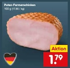 Puten-Farmerschinken Angebote bei Netto Marken-Discount Nordhausen für 1,79 €