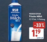 Frische Milch von Weihenstephan für 1,19 € bei ALDI SÜD im Angebot Frische Milch von Weihenstephan im aktuellen ALDI SÜD Prospekt