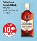 Scotch Whisky von Ballantines im aktuellen V-Markt Prospekt für 10,99 €