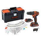 Perceuse-visseuse sans fil 18V à percussion - BLACK & DECKER en promo chez Carrefour Market Roubaix à 99,99 €