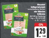 Aktuelle Braten Angebote bei EDEKA in Fürth Aktuelles Geflügel Aufschnitt verschiedene Sorten oder Hähnchen Grillbraten Angebot bei EDEKA in Fürth ab 1,29 €