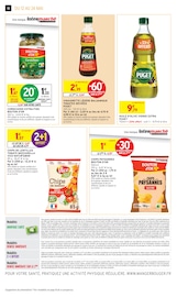 Promos Huile d'olive vierge dans le catalogue "34% EN AVANTAGE CARTE" de Intermarché Express Huile d'olive vierge en promo dans le catalogue Intermarché Express à la page 18