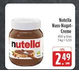 Nuss-Nugat-Creme im Angebot bei EDEKA in Weiden Nuss-Nugat-Creme Angebote von Nutella bei EDEKA Weiden für 2,49 €
