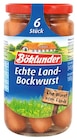 Aktuelles Echte Land-Bockwurst Angebot bei REWE in Bottrop ab 1,70 €