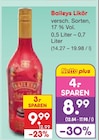 Baileys für 8,99 € bei Netto Marken-Discount im Angebot Baileys im aktuellen Netto Marken-Discount Prospekt