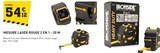 Promo Mesure laser rouge 2 en 1 - 20 m à 54,12 € dans le catalogue Tout Faire à Beaurepaire