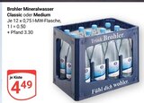 Aktuelle Wasser Angebote bei GLOBUS in Bochum Aktuelles Mineralwasser Classic oder Medium Angebot bei GLOBUS in Bochum ab 4,49 €