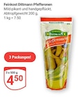 Pfefferonen im Angebot bei GLOBUS in Bochum Pfefferonen Angebote von Feinkost Dittmann bei GLOBUS Bochum für 4,50 €