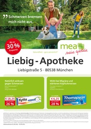 Aktueller mea - meine apotheke Prospekt mea - meine apotheke Prospekt mit 4 Seiten. Gültig bis 30.09.2022