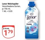 Weichspüler Angebote von Lenor bei GLOBUS Hanau für 1,79 €