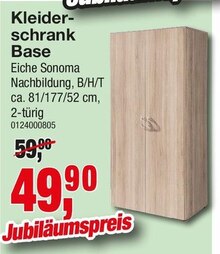 Kleiderschrank Base bei Die Möbelfundgrube in Mainz Kleiderschrank Base im Angebot bei Die Möbelfundgrube Mainz für 49,90 €