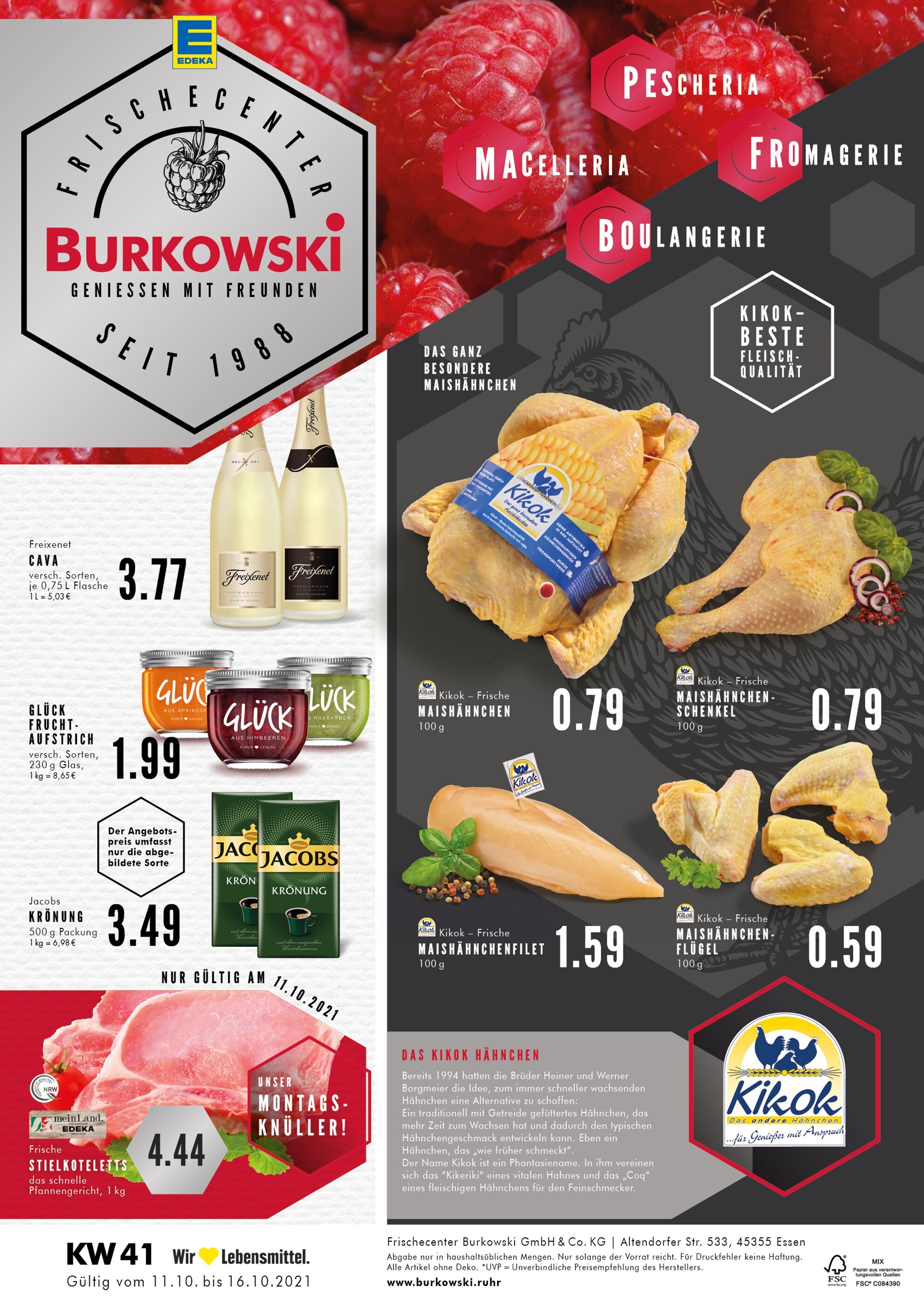 E center Prospekt für Essen mit 8 Seiten E center Prospekt für Essen: "Aktuelle Angebote", 8 Seiten, 11.10.2021 - 16.10.2021