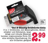 Grillbürste klein im Angebot bei E center in Rastatt Grillbürste klein Angebote von Gut & Günstig bei E center Rastatt für 2,99 €