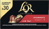 Promo Capsules café Splendente Intensité 7 à 6,05 € dans le catalogue Géant Casino à San-Martino-Di-Lota