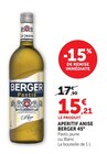 Apéritif 45° - BERGER - U Express à Aulnay-sous-Bois Apéritif 45° - BERGER en promo chez U Express Aulnay-sous-Bois à 15,21 €