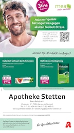 mea - meine apotheke Prospekt für Weinstadt mit 4 Seiten mea - meine apotheke Prospekt für Weinstadt: "Unsere August-Angebote", 4 Seiten, 01.08.2026 - 31.08.2026