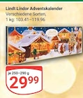 Lindor Adventskalender von Lindt für 29,99 € bei GLOBUS im Angebot Lindor Adventskalender von Lindt im aktuellen GLOBUS Prospekt