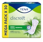 Protections hygiéniques pour fuites urinaires - TENA DISCREET - Carrefour Protections hygiéniques pour fuites urinaires - TENA DISCREET à 7,99 € dans le catalogue Carrefour
