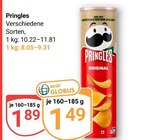 Pringles Angebote bei GLOBUS Ludwigshafen für 1,49 €