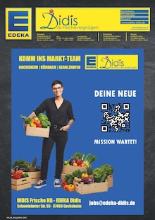 EDEKA Gerolzhofen Prospekt der aktuellen Woche, gültig von 23.02.2026 bis 28.02.2026 Aktueller EDEKA Gerolzhofen Prospekt "Wir lieben Lebensmittel!" mit 34 Seiten