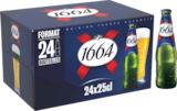 BIÈRE BLONDE 1664 - 1664 en promo chez Auchan Hypermarché Le Mans à 11,93 €