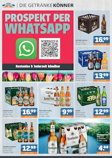 Krombacher im Getränke Lehmann - Getränke A-Z Prospekt "DIE GETRÄNKEKÖNNER" mit 4 Seiten (Eberswalde)