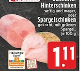 Gekochter Hinterschinken bei E center im Düren Prospekt für 1,11 €