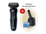 52-B7000cc Herrenrasierer Schwarz/Blau (Skin Flex Technologie, Reinigungsstation: Ja) von BRAUN im aktuellen MediaMarkt Saturn Prospekt für 77,00 €