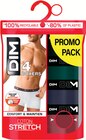 Lot de 4 boxers coton stretch - DIM en promo chez Intermarché Super Troyes à 14,45 €