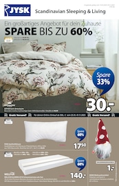 Schlafzimmer im JYSK Prospekt in Kaiserslautern Aktueller JYSK Prospekt mit Schlafzimmer, "Ein großartiges Angebot für dein Zuhause - SPARE BIS ZU 60%", Seite 1