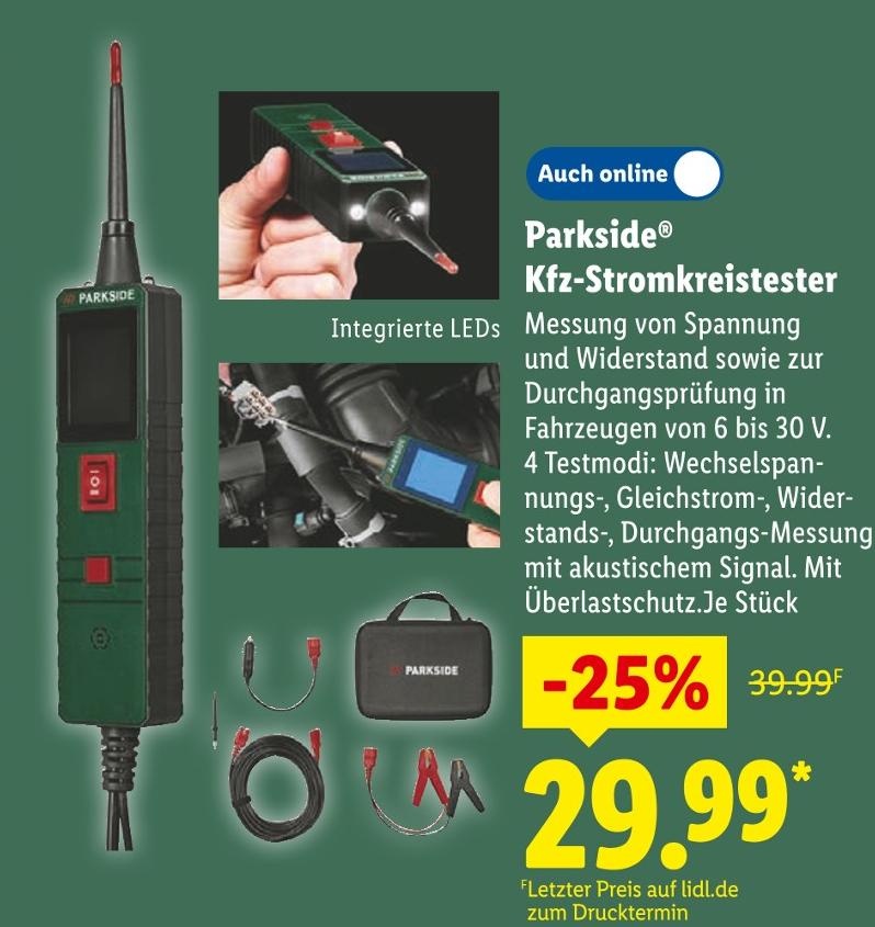 Kfz-Stromkreistester