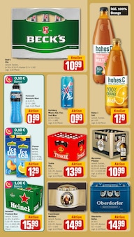 Bier im REWE Prospekt "Dein Markt" mit 30 Seiten (Marl)
