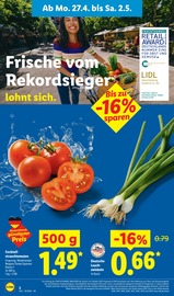 Aktueller Lidl Prospekt mit Tomaten, "LIDL LOHNT SICH", Seite 4