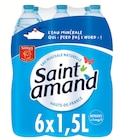 Eau Minérale Naturelle - Saint Amand en promo chez U Express Drancy à 0,81 €