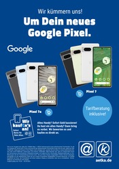 Aktueller aetka Prospekt mit Handy, "Wir kümmern uns! Um Dein neues Google Pixel.", Seite 1