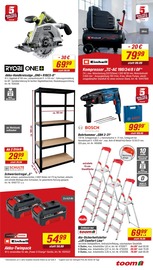 Bohrmaschine im toom Baumarkt Prospekt in Halberstadt Aktueller toom Baumarkt Prospekt mit Bohrmaschine, "Respekt, wer's selber macht.", Seite 15