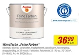 Aktuelles Wandfarbe „Feine Farben“ Angebot bei toom Baumarkt in Hagen (Stadt der FernUniversität) ab 36,99 €