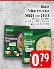 Feinschmecker Champignon Sauce im Angebot bei EDEKA in Krefeld Feinschmecker Champignon Sauce Angebote von Knorr bei EDEKA Krefeld für 0,79 €