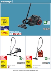 Aspirateur Angebote im Prospekt "70 % D’ÉCONOMIES SUR UNE SÉLECTION DE PRODUITS D'HYGIÈNE" von Carrefour auf Seite 50