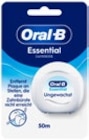 Essential floss Zahnseide gewachst von ORAL-B für 1,79 € bei Kaufland im Angebot Essential floss Zahnseide gewachst von ORAL-B im aktuellen Kaufland Prospekt
