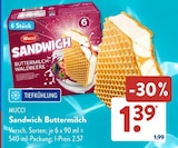 Sandwich Buttermilch im ALDI SÜD Prospekt Sandwich Buttermilch von MUCCI im aktuellen ALDI SÜD Prospekt für 1,39 €