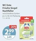 Frische Siegel Nachfüller Angebote von WC Ente bei V-Markt Kempten für 2,99 €