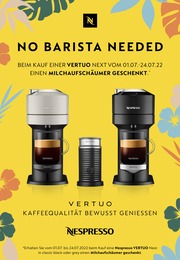 Nespresso Prospekt mit 2 Seiten (München)
