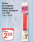 Picnics Classic im Angebot bei GLOBUS in Ludwigshafen Picnics Classic Angebote bei GLOBUS Ludwigshafen für 2,29 €