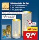 Aktuelle Kerzen Angebote bei Netto Marken-Discount in Recklinghausen Aktuelles LED Windlicht Angebot bei Netto Marken-Discount in Recklinghausen ab 9,99 €