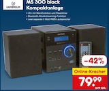 MS 300 black Kompaktanlage von Universum im aktuellen Netto Marken-Discount Prospekt