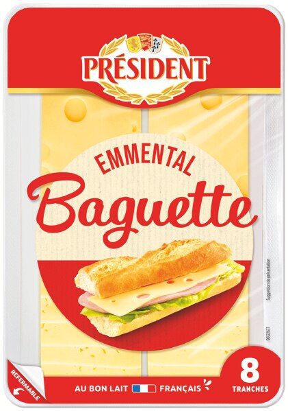 PRÉSIDENT Emmental Baguette