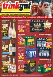 Trinkgut Getränkemärkte Prospekt der aktuellen Woche mit 18 Seiten, gültig von 22.12.2025 bis 27.12.2025, in Coppenbrügge und Umgebung Aktueller Trinkgut Getränkemärkte Prospekt in Coppenbrügge und Umgebung, "Aktuelle Angebote" mit 18 Seiten, 22.12.2025 - 27.12.2025